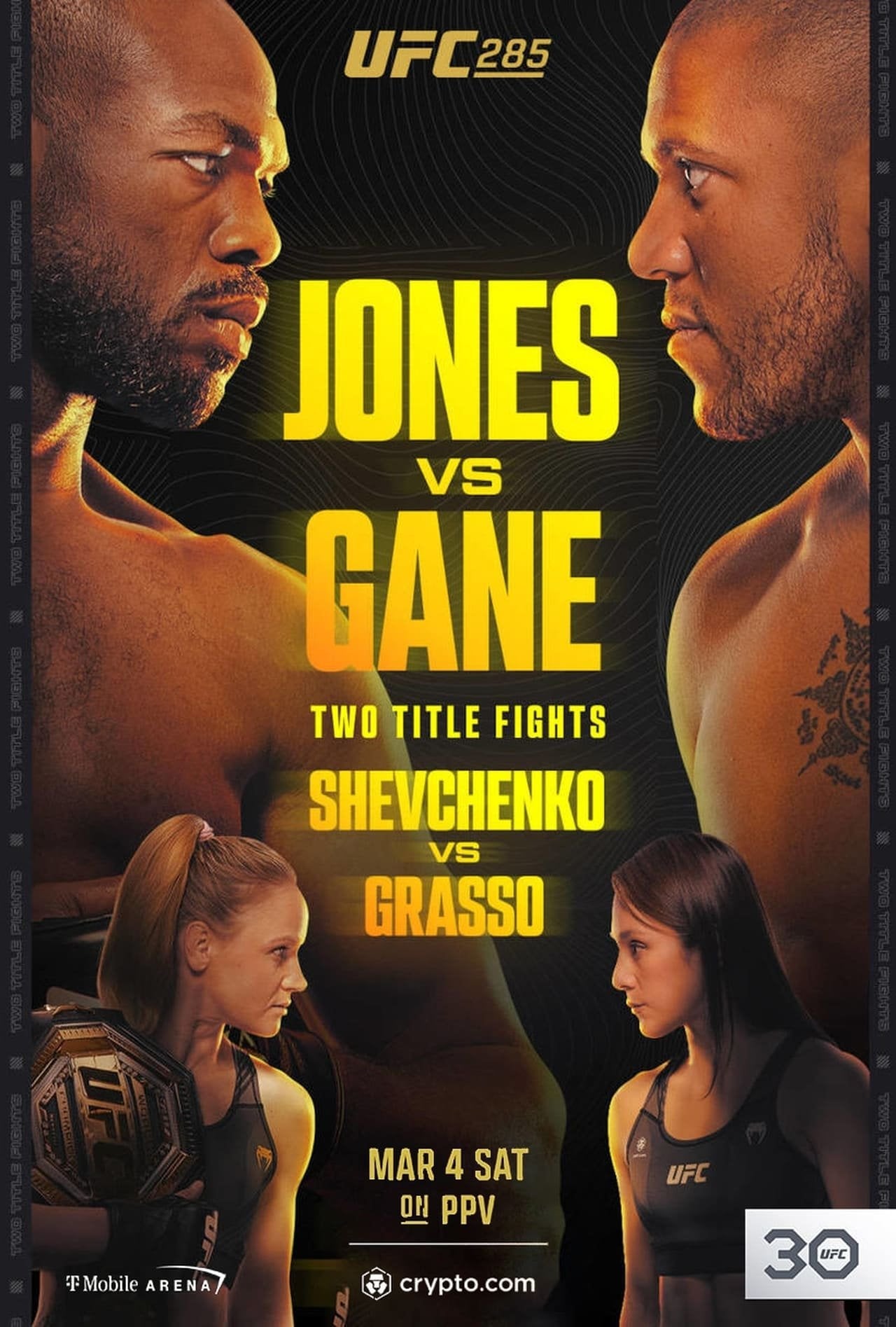 UFC 285 Prelims Poster Print