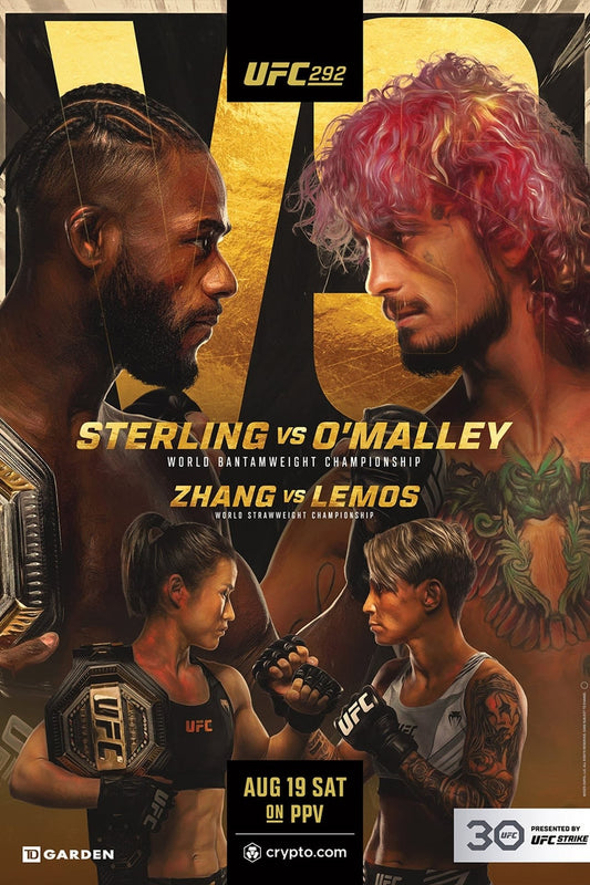 UFC 292 Countdown Poster Print