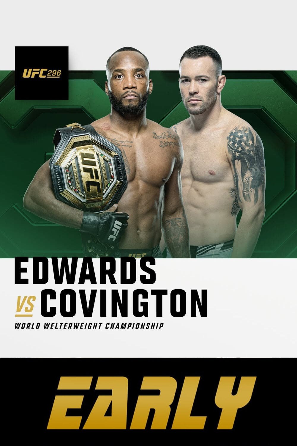 UFC 296 Edwards Vs. Covington Early Prelims Magnet