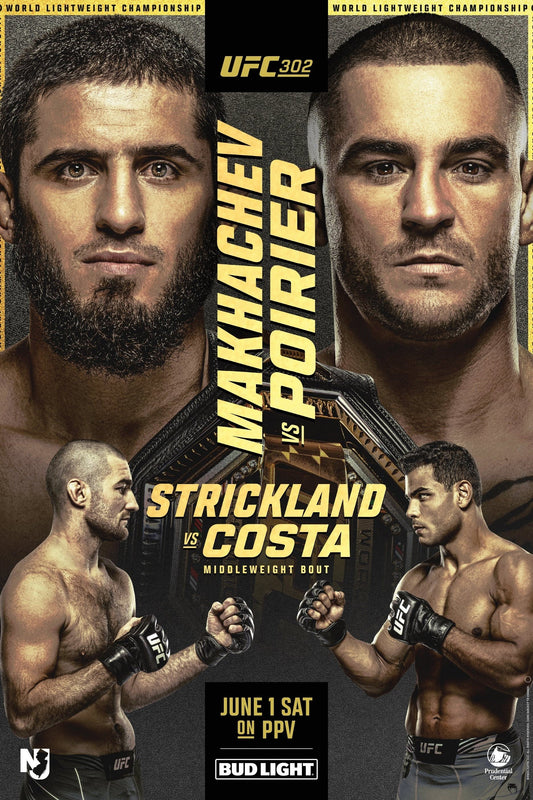 UFC 302 Makhachev Vs. Poirier Poster Print