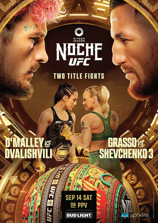 UFC 306 O'Malley Vs. Dvalishvili Poster Print