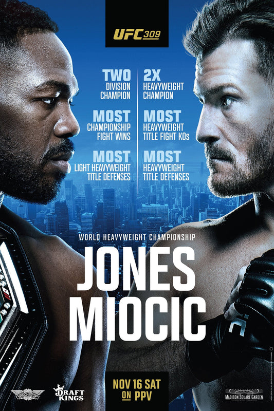 UFC 309 Jones Vs. Miocic Poster Print