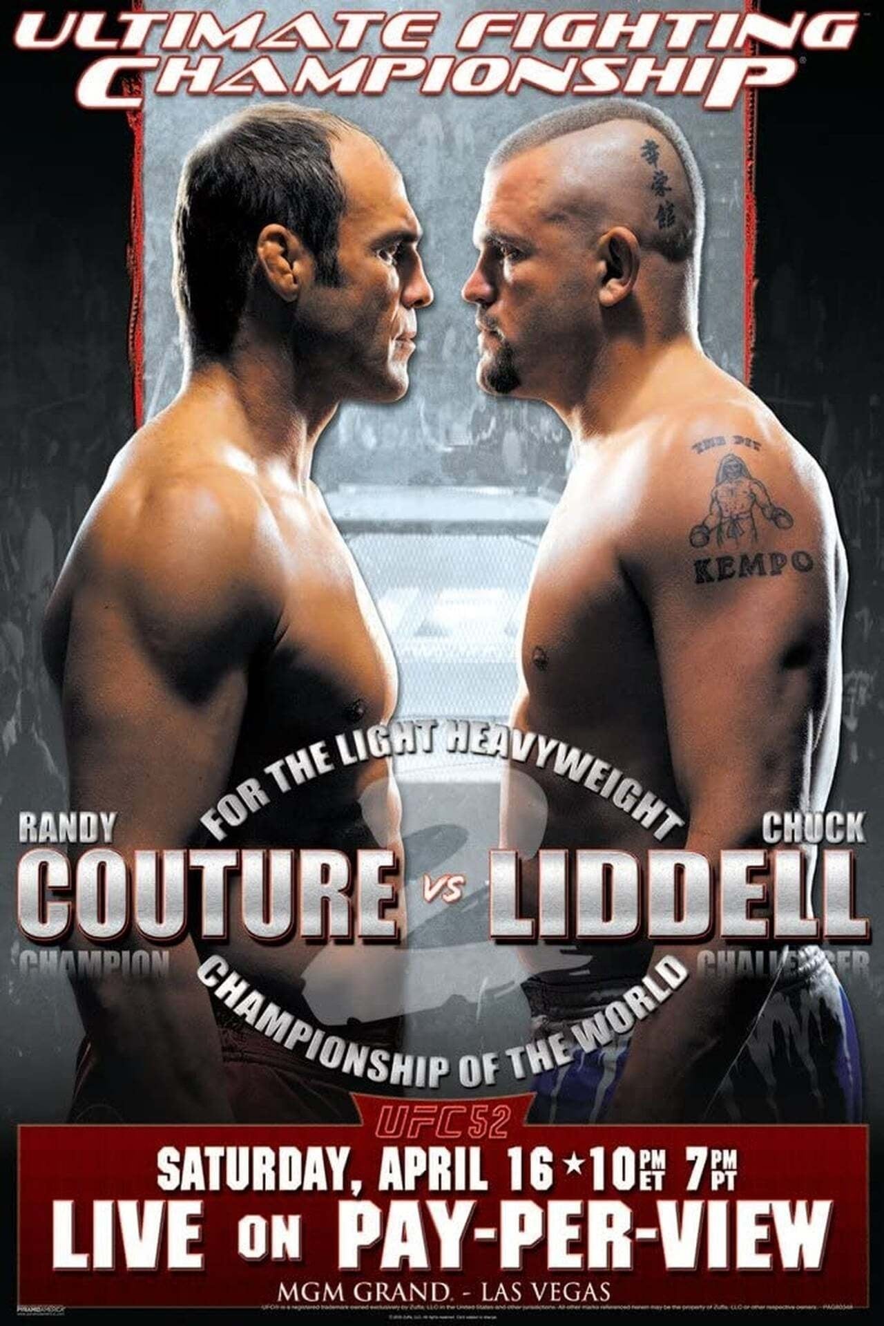 UFC 52 Prelims Poster Print