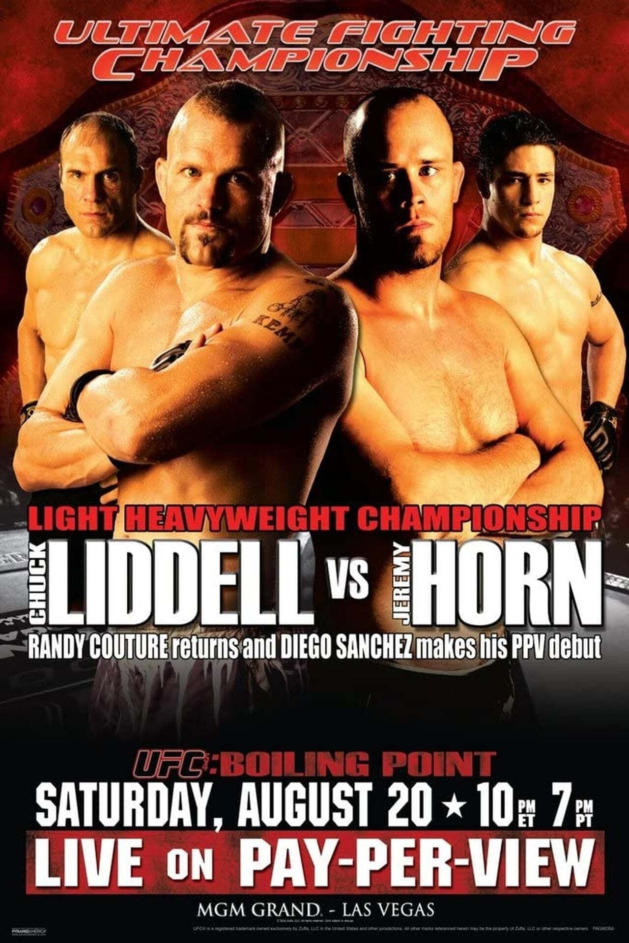 UFC 54 Prelims Keychain