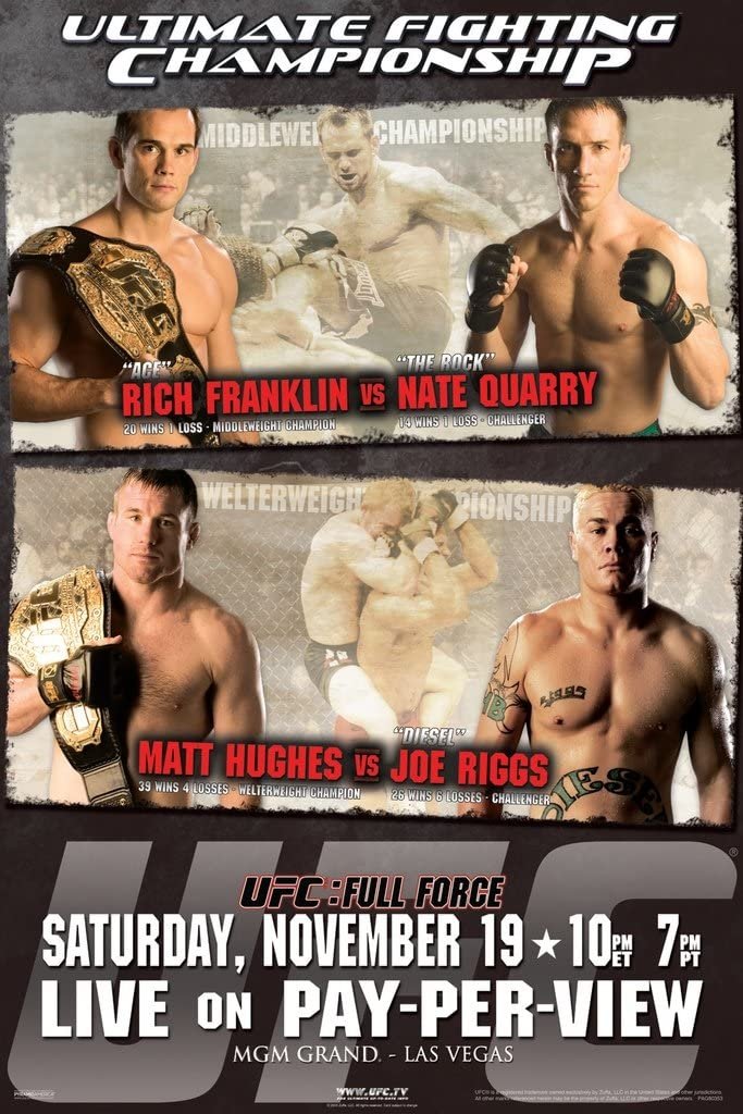 UFC 56 Full Force Poster Print
