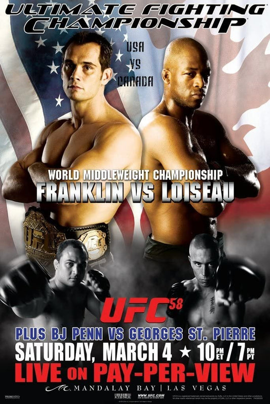 UFC 58 Usa Vs. Canada Poster Print