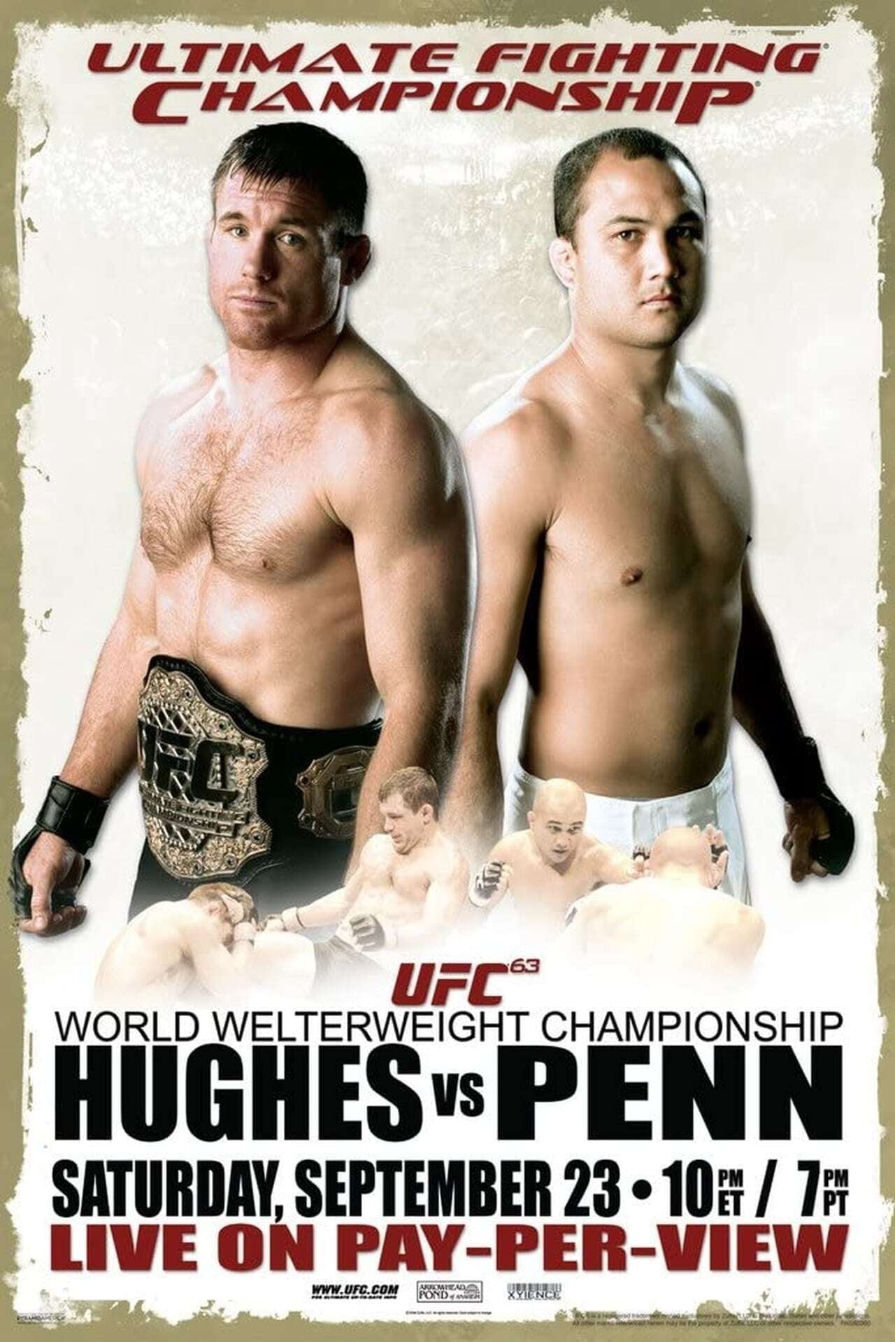 UFC 63 Prelims Poster Print