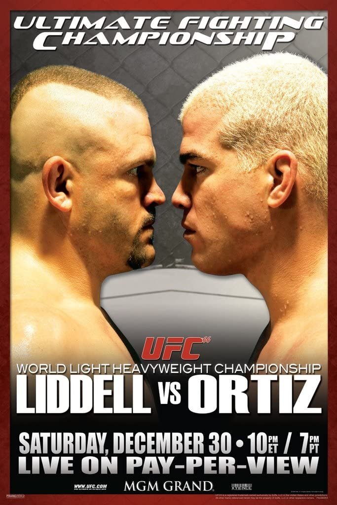 UFC 66 Liddell Vs. Ortiz Keychain