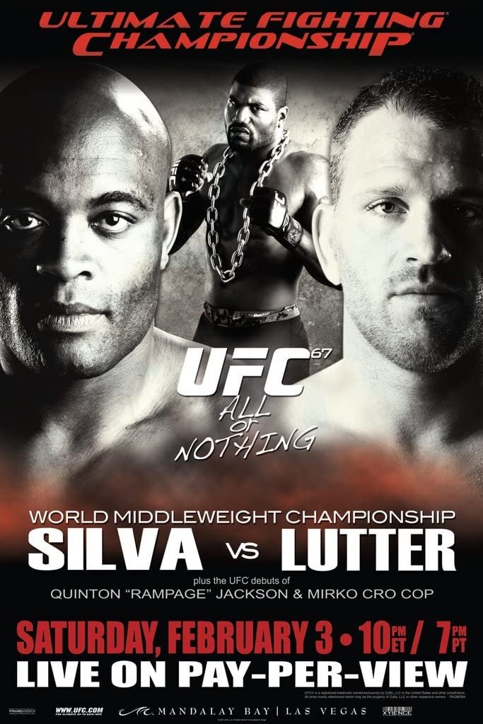 UFC 67 All Or Nothing Poster Print