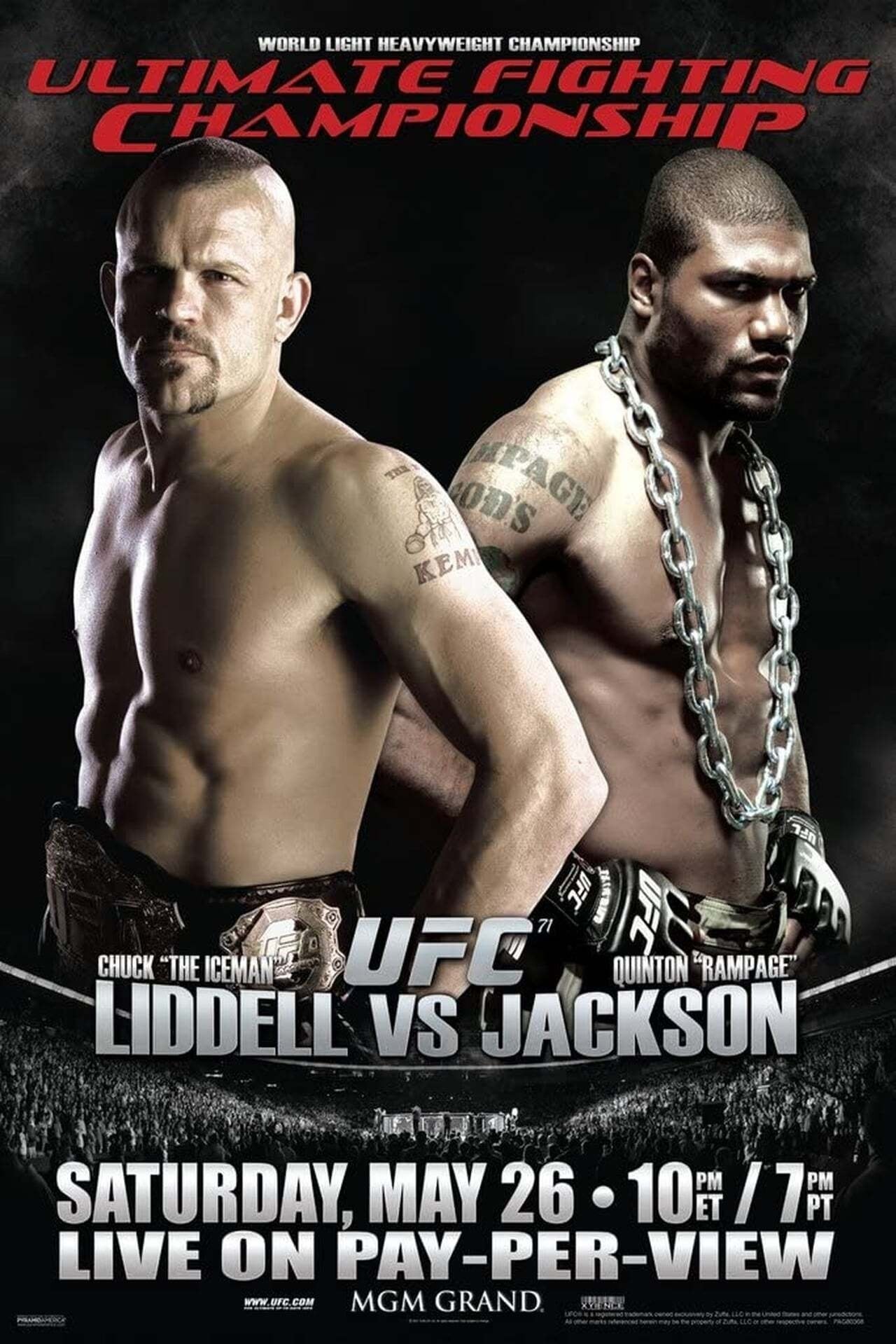 UFC 71 Prelims Keychain