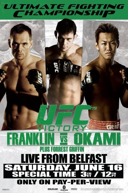 UFC 72 Victory Poster Print
