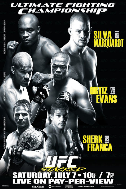 UFC 73 Stacked Poster Print
