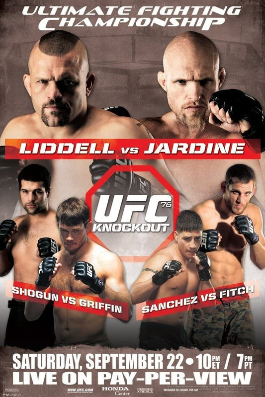 UFC 76 Knockout Poster Print