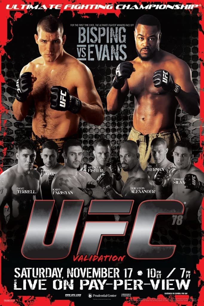 UFC 78 Validation Poster Print