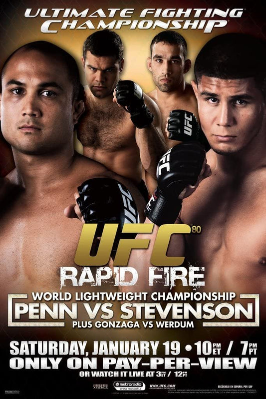 UFC 80 Rapid Fire Poster Print