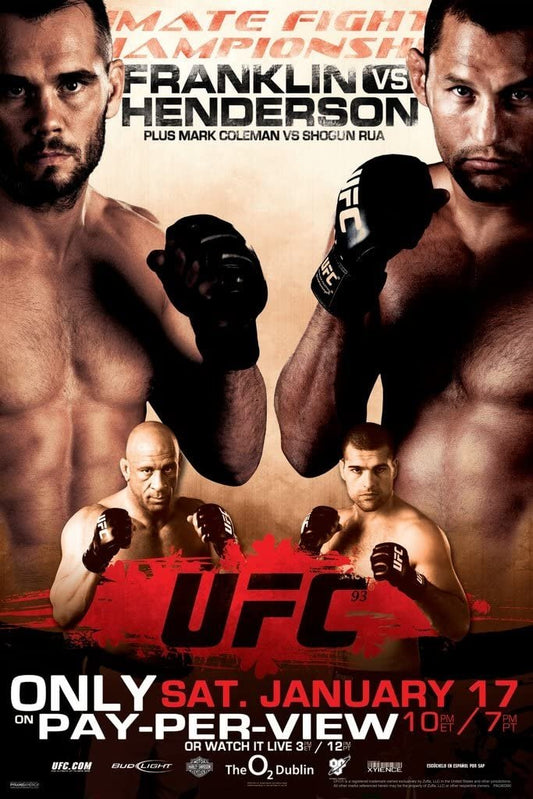 UFC 93 Franklin Vs. Henderson Keychain