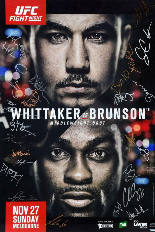 UFC Fight Night 101 Whittaker Vs. Brunson Poster Print