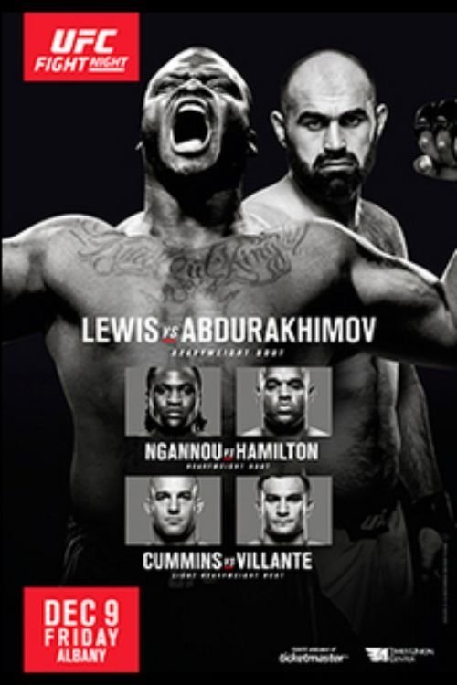 UFC Fight Night 102 Lewis Vs. Abdurakhimov Poster Print