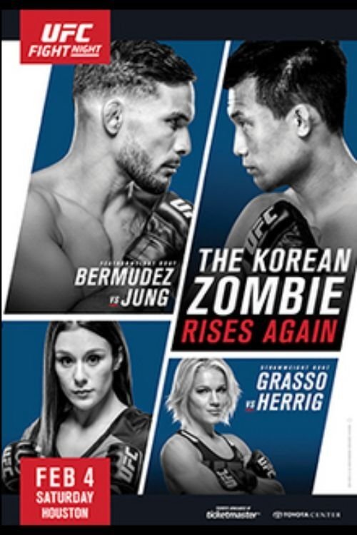 UFC Fight Night 104 Bermudez Vs. The Korean Zombie Poster Print