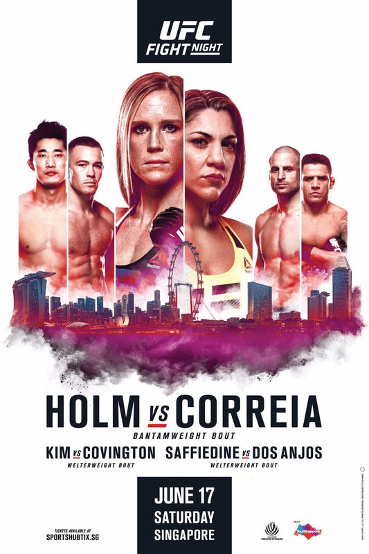 UFC Fight Night 111 Holm Vs. Correia Poster Print