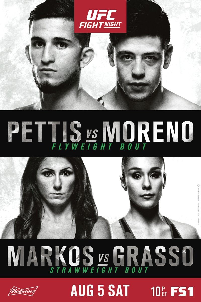 UFC Fight Night 114 Pettis Vs. Moreno Poster Print