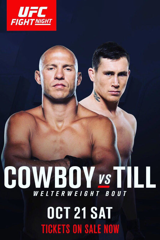 UFC Fight Night 118 Cerrone Vs. Till Poster Print