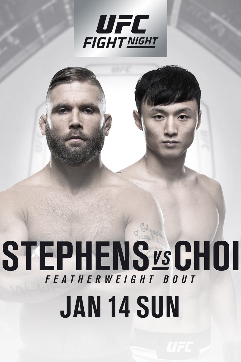 UFC Fight Night 124 Stephens Vs. Choi Poster Print