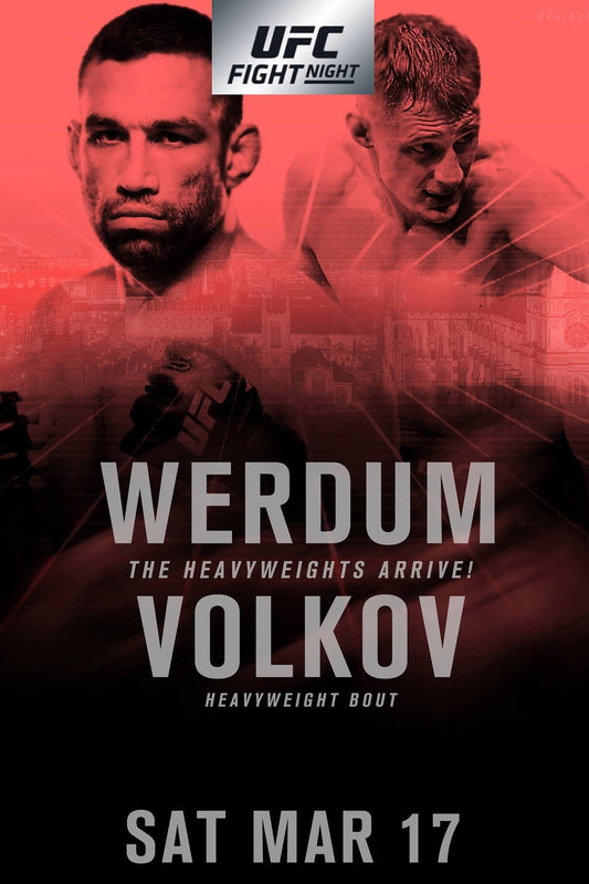 UFC Fight Night 127 Werdum Vs. Volkov Poster Print