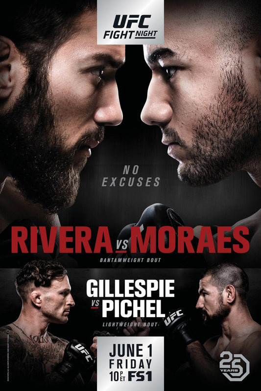 UFC Fight Night 131 Rivera Vs. Moraes Poster Print