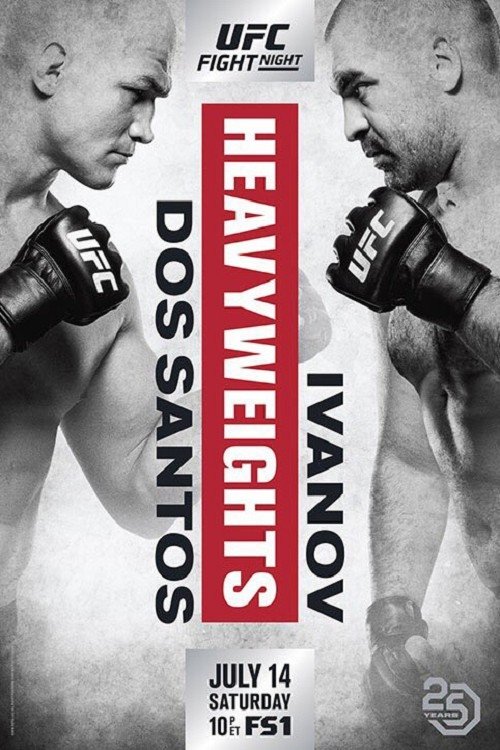 UFC Fight Night 133 Dos Santos Vs. Ivanov Poster Print