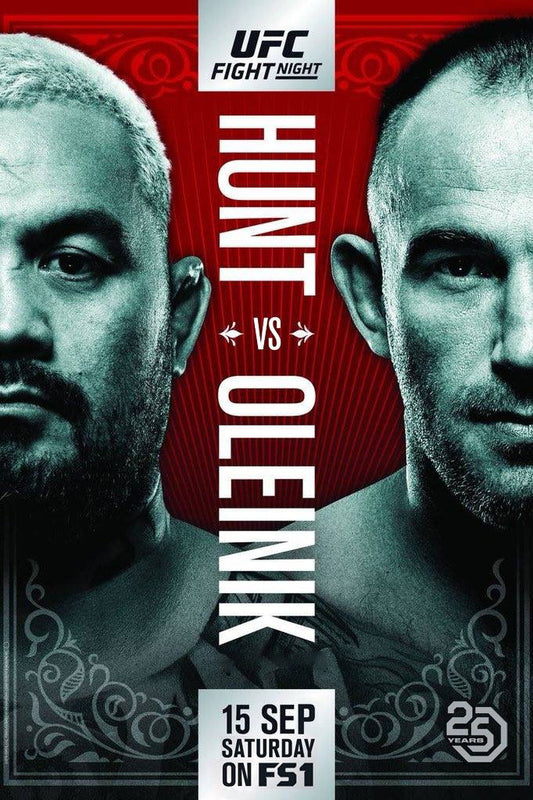 UFC Fight Night 136 Hunt Vs. Oleinik Poster Print