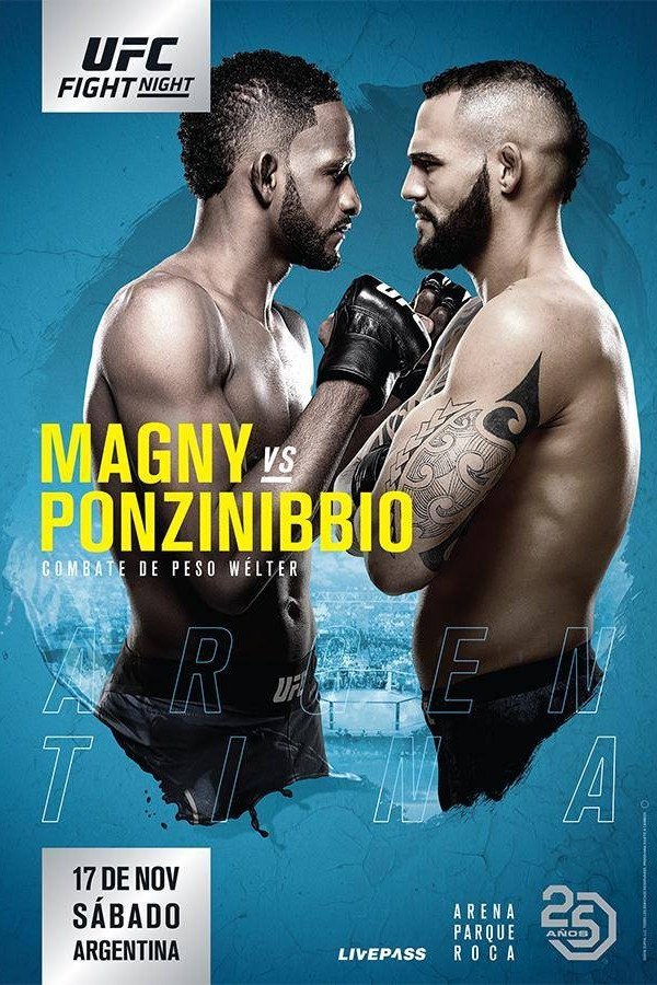 UFC Fight Night 140 Magny Vs. Ponzinibbio Poster Print