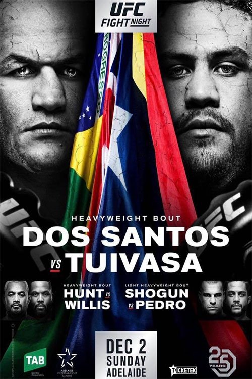 UFC Fight Night 142 Dos Santos Vs. Tuivasa Poster Print