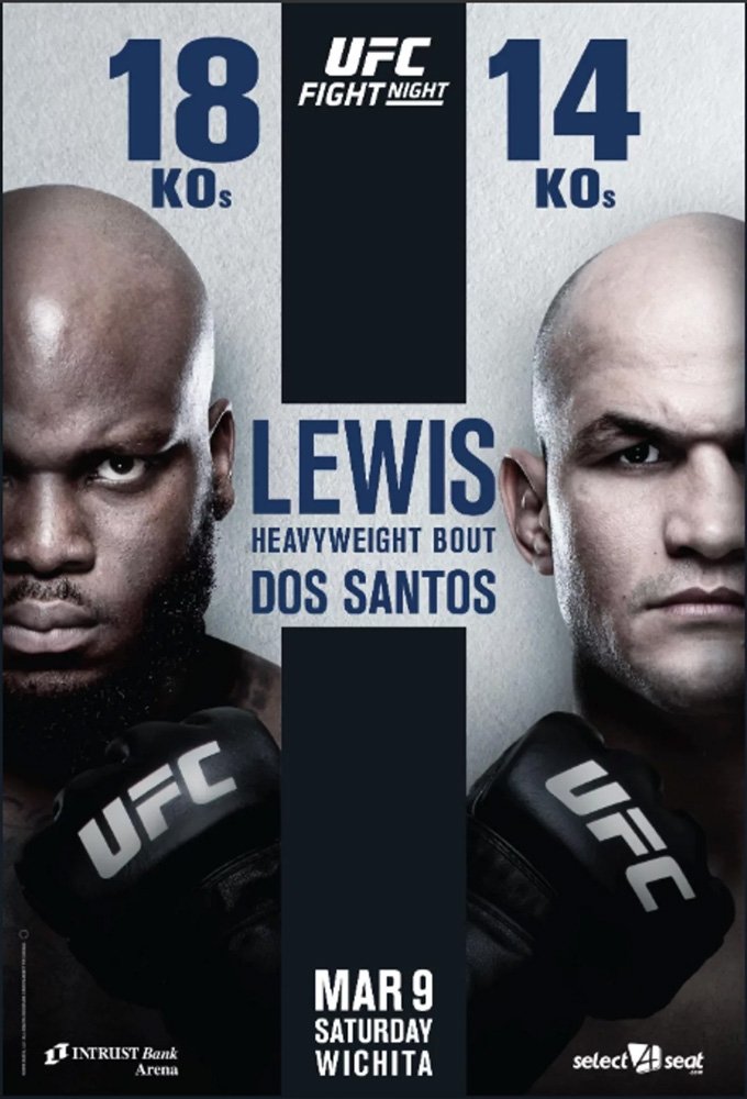 UFC Fight Night 146 Lewis Vs. Dos Santos Poster Print