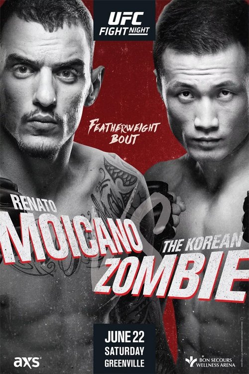 UFC Fight Night 154 Moicano Vs Korean Zombie Poster Print