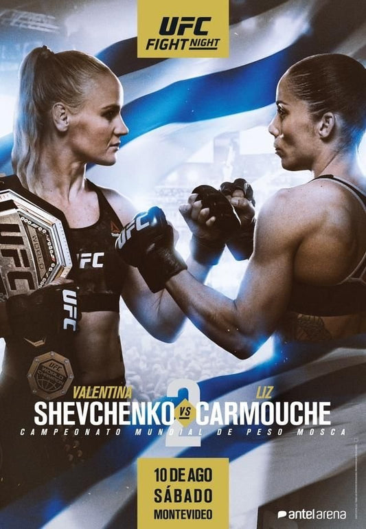 UFC Fight Night 156 Shevchenko Vs. Carmouche 2 Poster Print