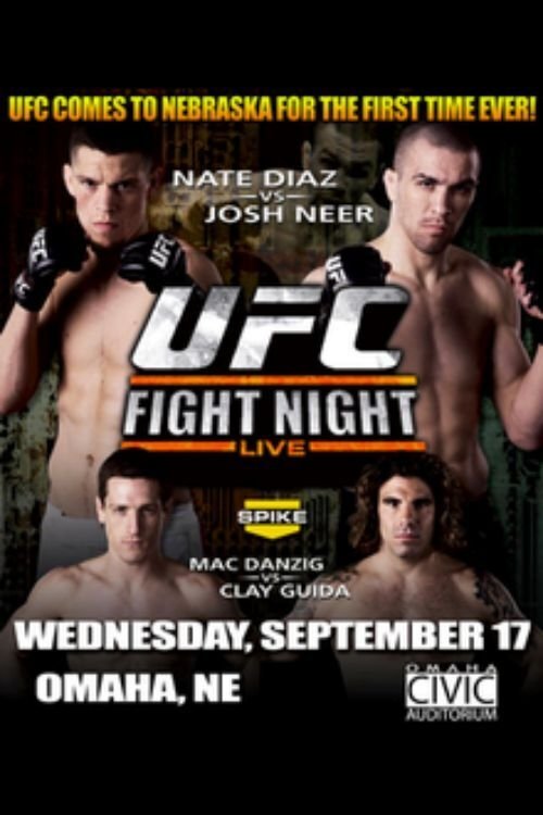 UFC Fight Night 15 Diaz Vs. Neer Poster Print