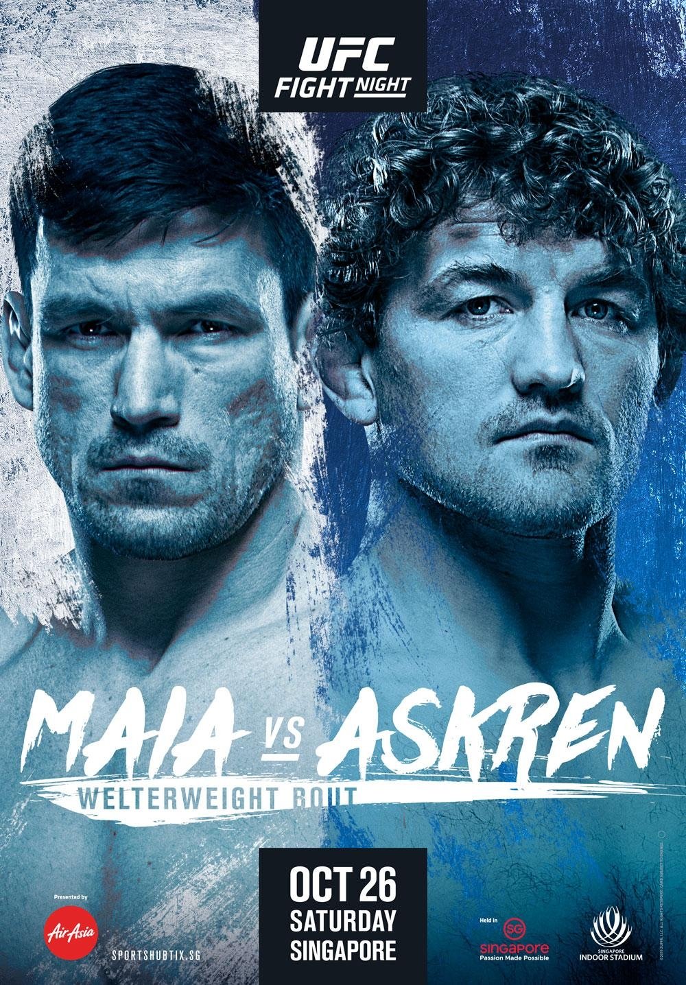 UFC Fight Night 162 Maia Vs. Askren Keychain
