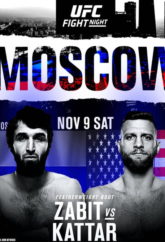 UFC Fight Night 163 Magomedsharipov Vs. Kattar Poster Print