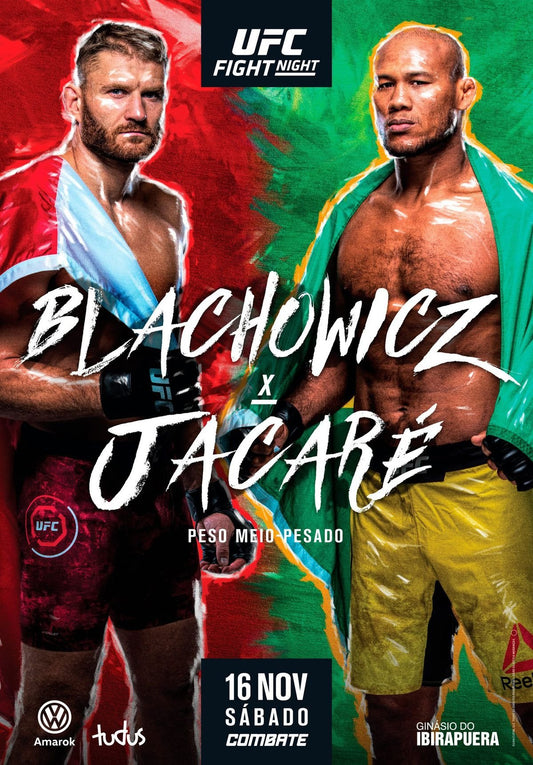 UFC Fight Night 164 Blachowicz Vs. Jacare Keychain