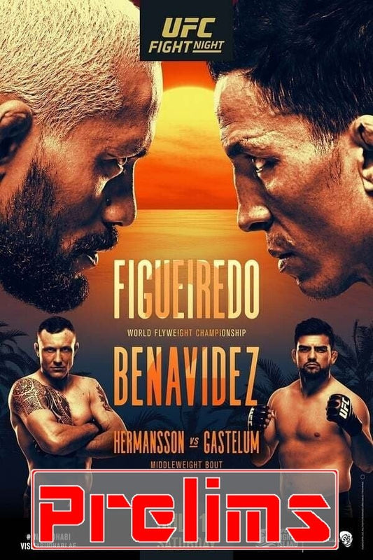 UFC Fight Night 172 Figueiredo Vs. Benavidez 2 Prelims Poster Print
