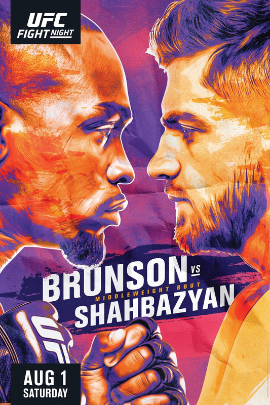 UFC Fight Night 173 Brunson Vs. Shahbazyan Keychain