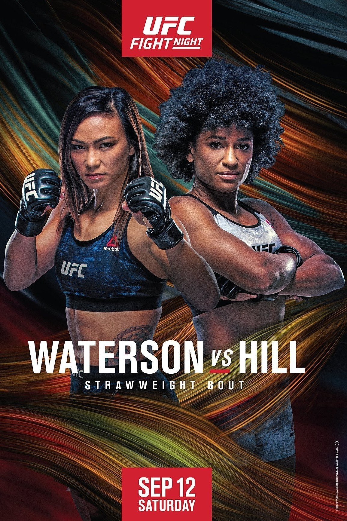 UFC Fight Night 177 Waterson Vs. Hill Keychain