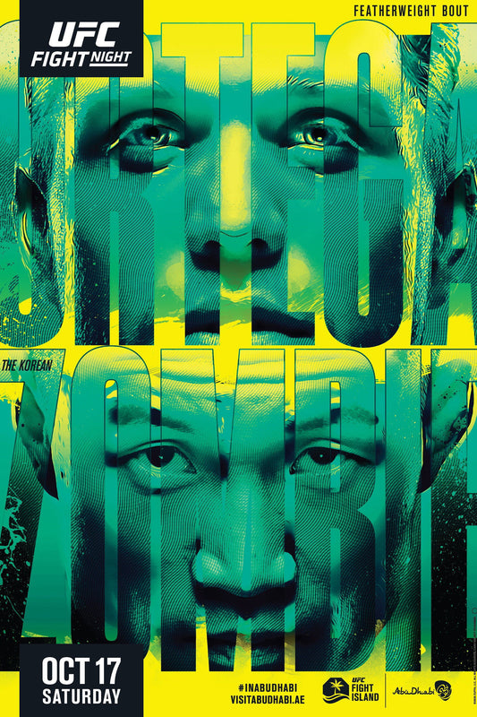 UFC Fight Night 180 Ortega Vs. The Korean Zombie Poster Print