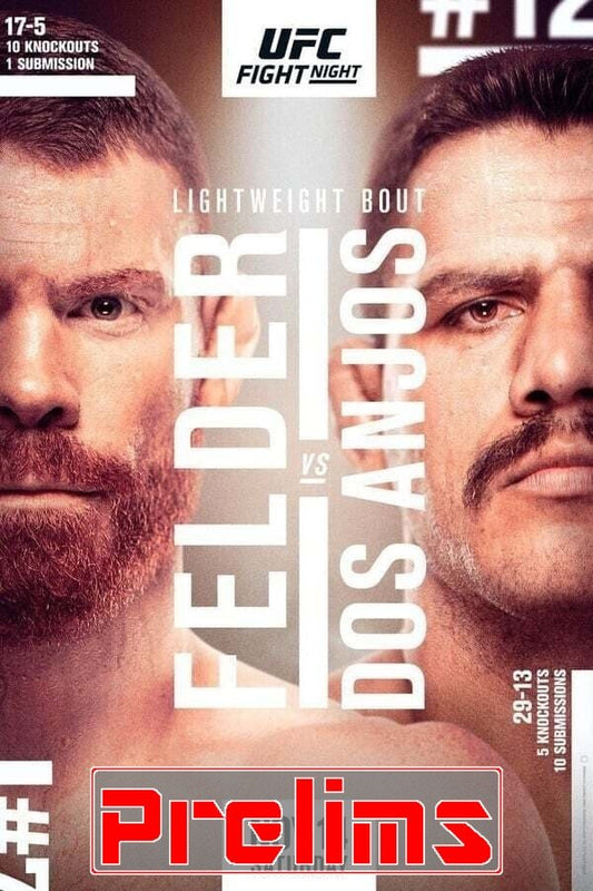 UFC Fight Night 182 Felder Vs. Dos Anjos Prelims Keychain