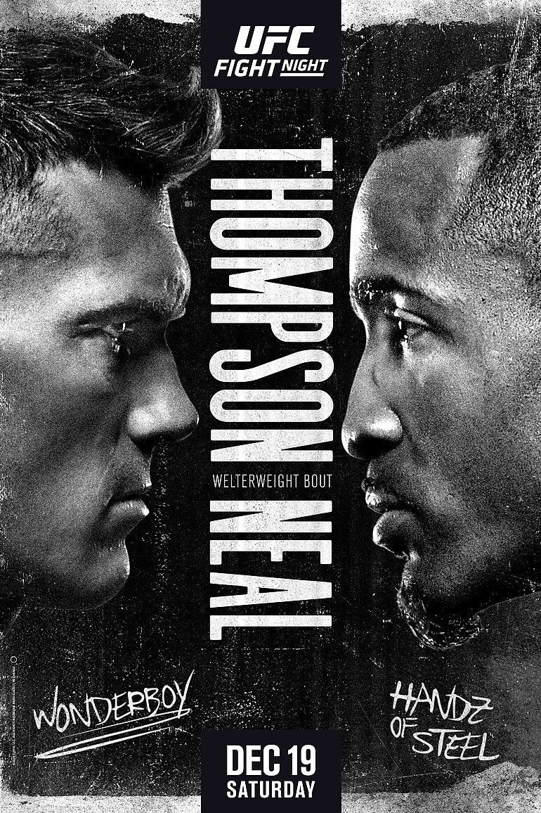 UFC Fight Night 183 Thompson Vs. Neal Keychain