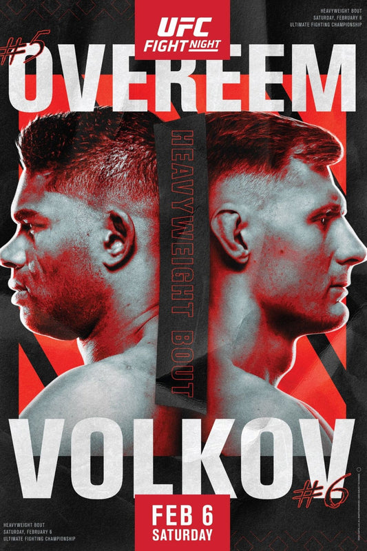 UFC Fight Night 184 Overeem Vs. Volkov Poster Print
