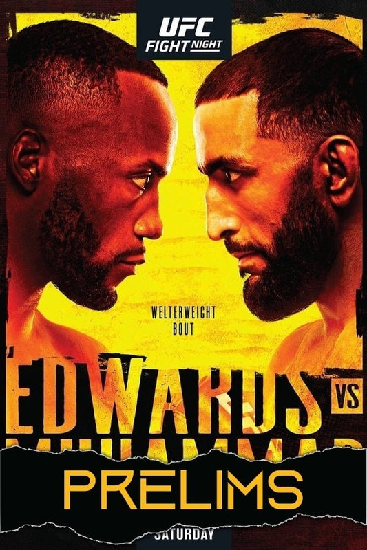 UFC Fight Night 187 Edwards Vs. Muhammad Prelims Poster Print
