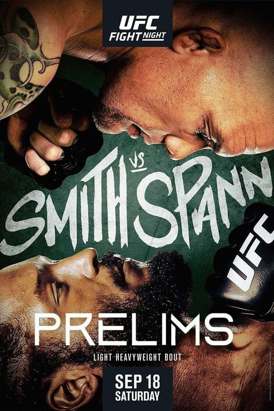 UFC Fight Night 192 Smith Vs. Spann Prelims Poster Print
