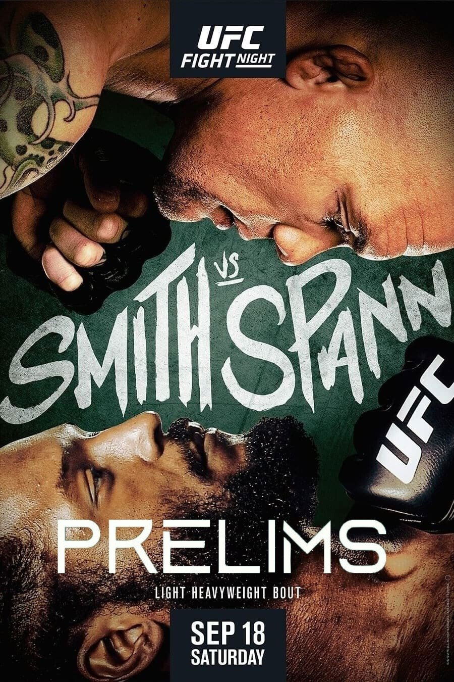 UFC Fight Night 192 Smith Vs. Spann Prelims Keychain
